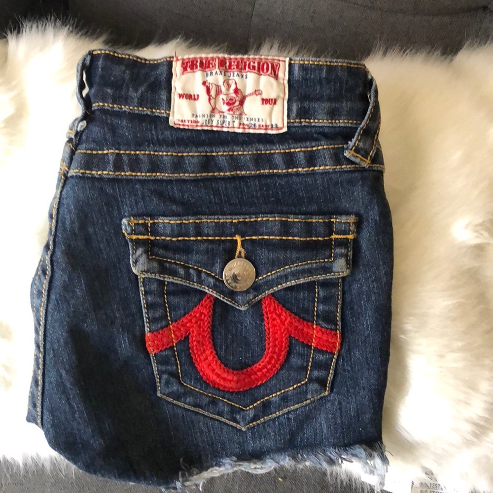 True religion Jean shorts